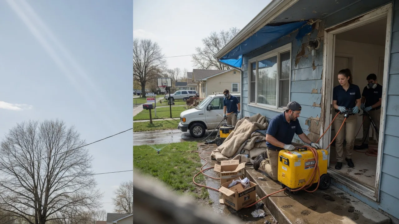 Basement Flood Cleanup in Millsap, TX near me